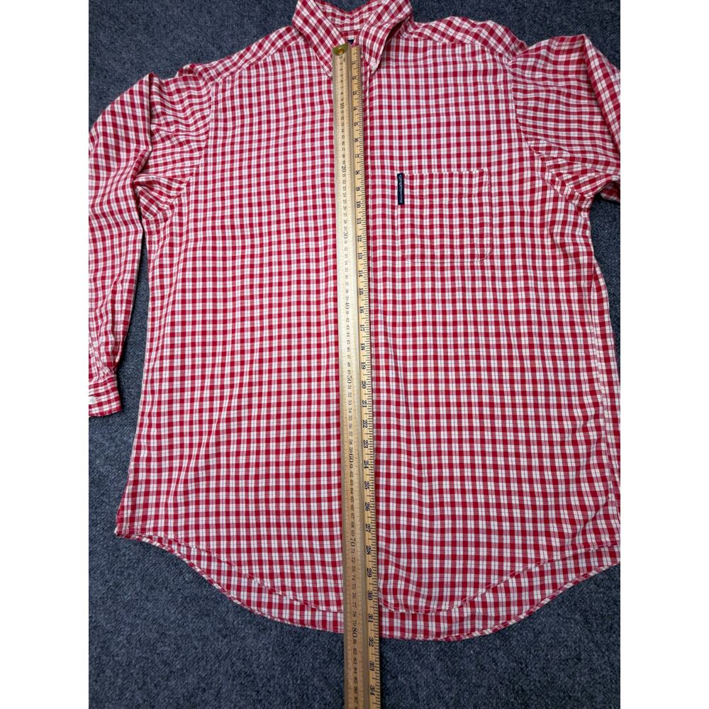 Vintage Abercrombie & Fitch The Big Shirt Men Red Gingham Check Button Down USA - Picture 4 of 7